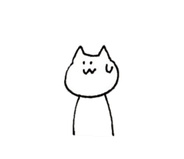 poker face Yuru-cat sticker #3382275