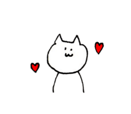 poker face Yuru-cat sticker #3382278