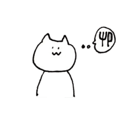 poker face Yuru-cat sticker #3382281