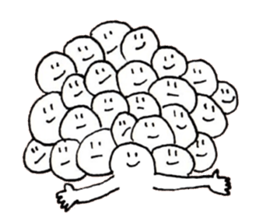 poker face Yuru-cat sticker #3382283