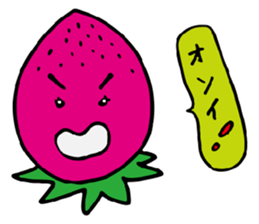 pretty strawberry. sticker #3382333