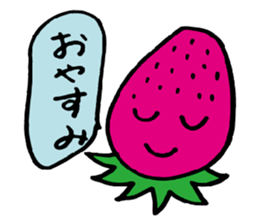 pretty strawberry. sticker #3382346
