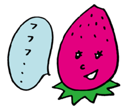 pretty strawberry. sticker #3382348