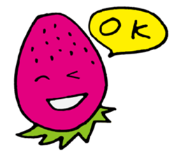 pretty strawberry. sticker #3382351