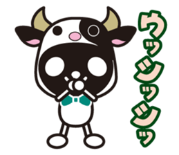 white&black panda A poor joke sticker #3383199