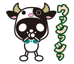 white&black panda A poor joke sticker #3383199