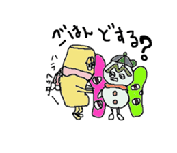 macaroni-snow sticker #3383262