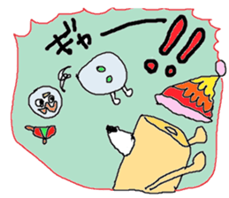 macaroni-snow sticker #3383272