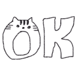 Sticker of tabby cat sticker #3383371