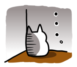 Cat to go my way sticker #3383833