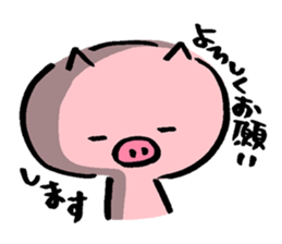 Brush-pencil sticker sticker #3384086