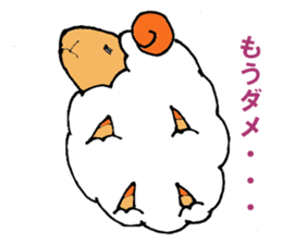 a pure and cute sheep sticker #3385442