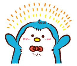 Primping penguin sticker #3386255