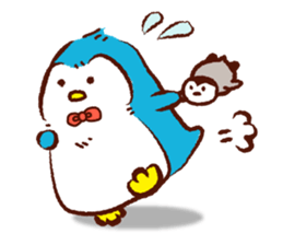 Primping penguin sticker #3386259