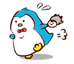 Primping penguin sticker #3386259