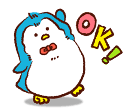 Primping penguin sticker #3386260