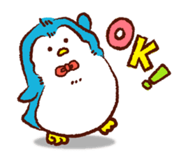 Primping penguin sticker #3386260