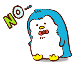Primping penguin sticker #3386261