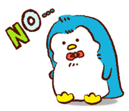 Primping penguin sticker #3386261