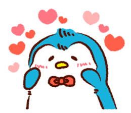 Primping penguin sticker #3386264