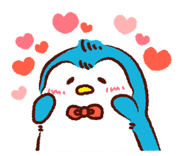 Primping penguin sticker #3386264