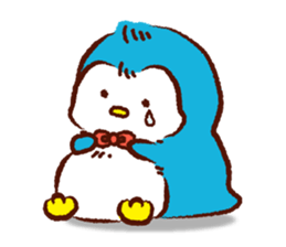 Primping penguin sticker #3386265