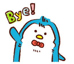 Primping penguin sticker #3386267