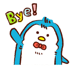 Primping penguin sticker #3386267