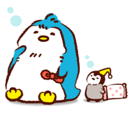 Primping penguin sticker #3386268