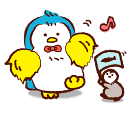 Primping penguin sticker #3386270
