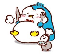 Primping penguin sticker #3386273