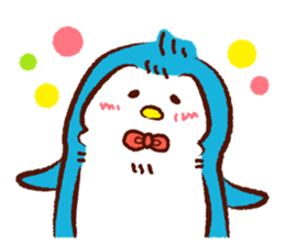 Primping penguin sticker #3386275
