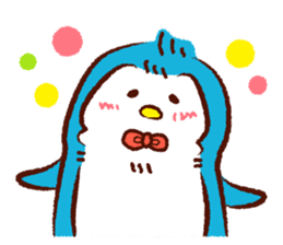 Primping penguin sticker #3386275