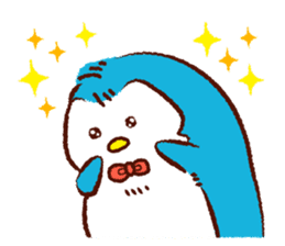 Primping penguin sticker #3386276
