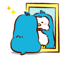 Primping penguin sticker #3386282