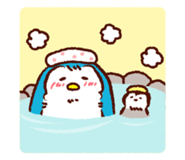 Primping penguin sticker #3386285