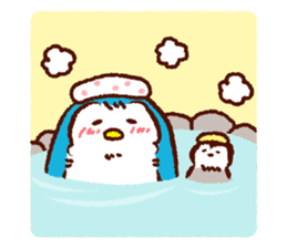 Primping penguin sticker #3386285