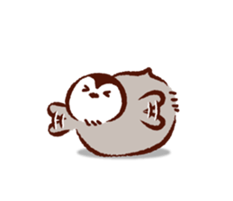 Primping penguin sticker #3386286