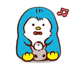 Primping penguin sticker #3386287