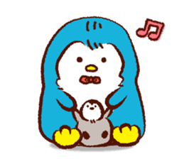 Primping penguin sticker #3386287