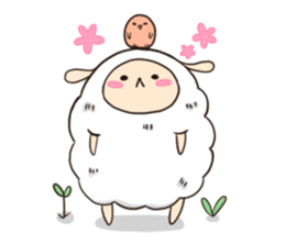 Mofuri of sheep sticker #3386810