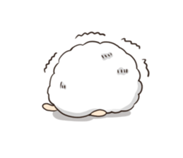 Mofuri of sheep sticker #3386812