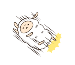 Mofuri of sheep sticker #3386813