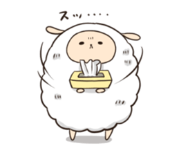 Mofuri of sheep sticker #3386816
