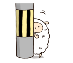 Mofuri of sheep sticker #3386817