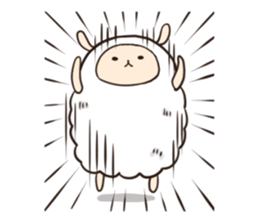 Mofuri of sheep sticker #3386818