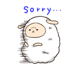 Mofuri of sheep sticker #3386819