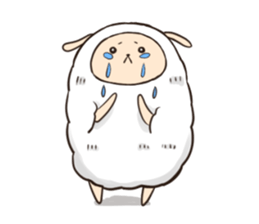 Mofuri of sheep sticker #3386821