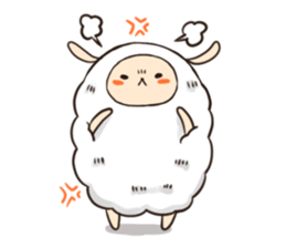 Mofuri of sheep sticker #3386822