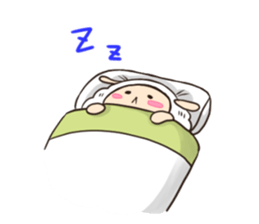 Mofuri of sheep sticker #3386823